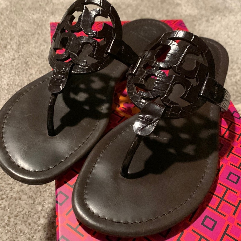 Like new in box Tory Burch Miller Sandals